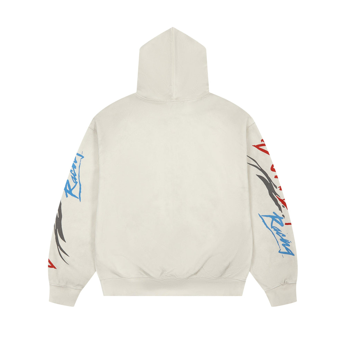 DUAA Speed Racing Helmet Studded Vintage Zip‑Up Hoodie