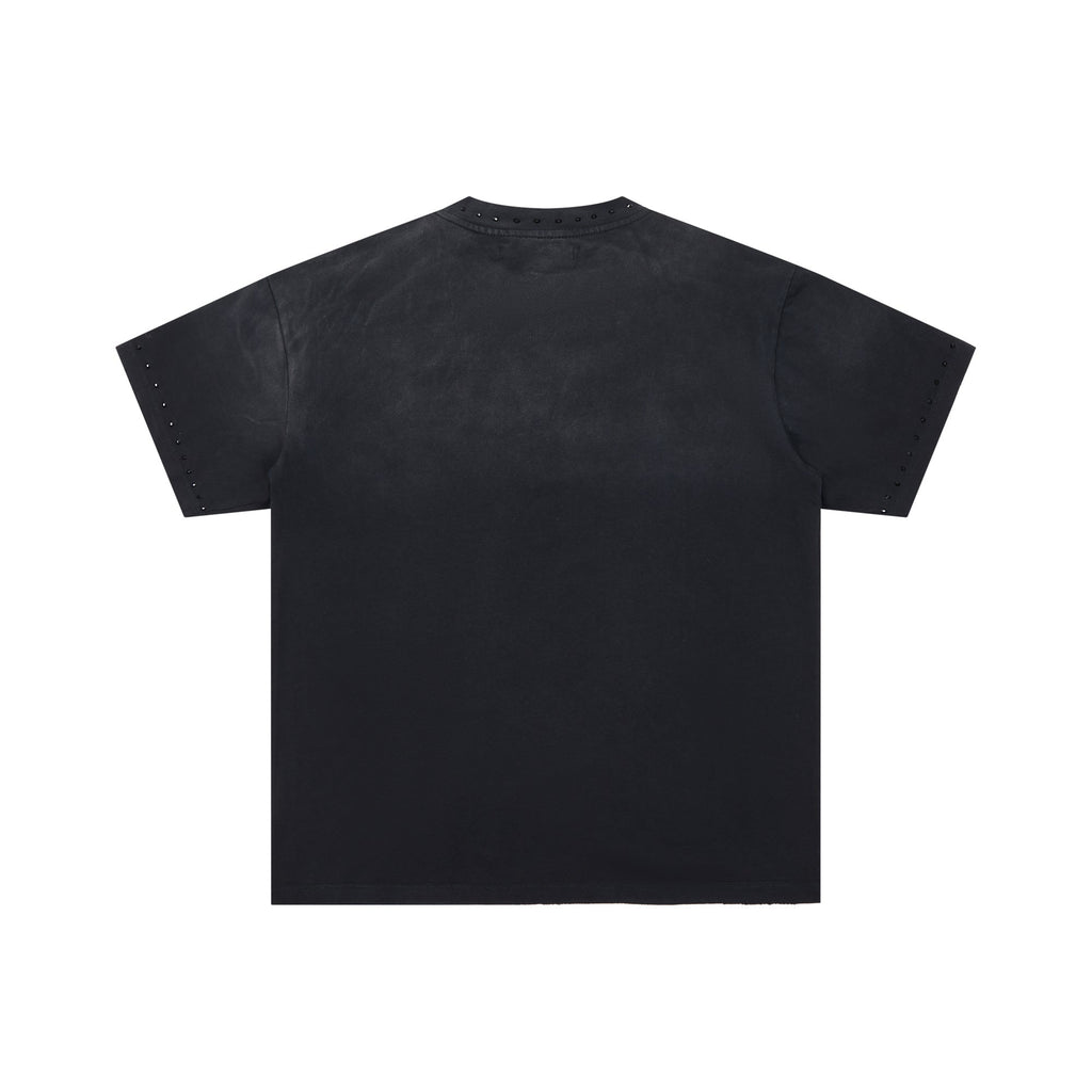 DUAA Space Rocket Astronaut Distressed Retro Graphic Tee