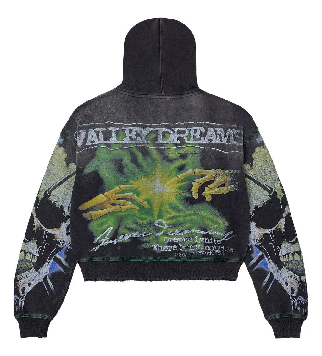 Vale Forever Grave Digger Zip Up Hoodie Black